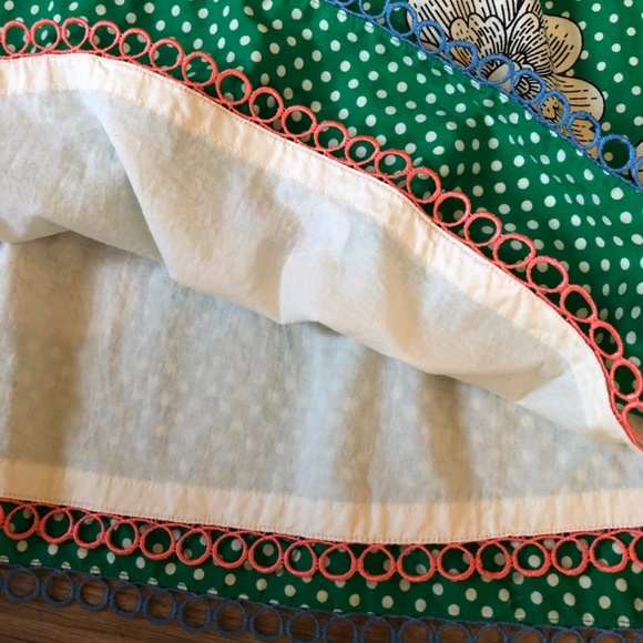 Anthropologie Maeve Strapless Green Dress 4 - Picture 8 of 10